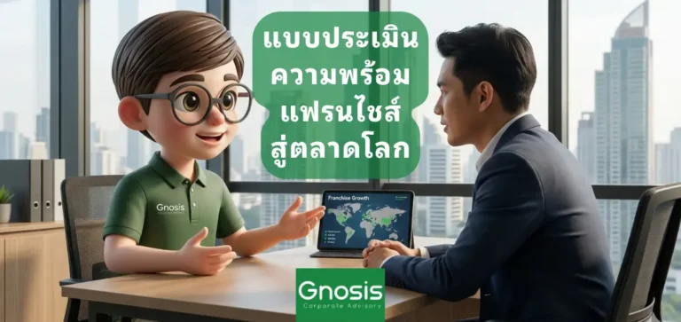 แบบประเมินความพร้อมแฟรนไชส์สู่ตลาดโลก
