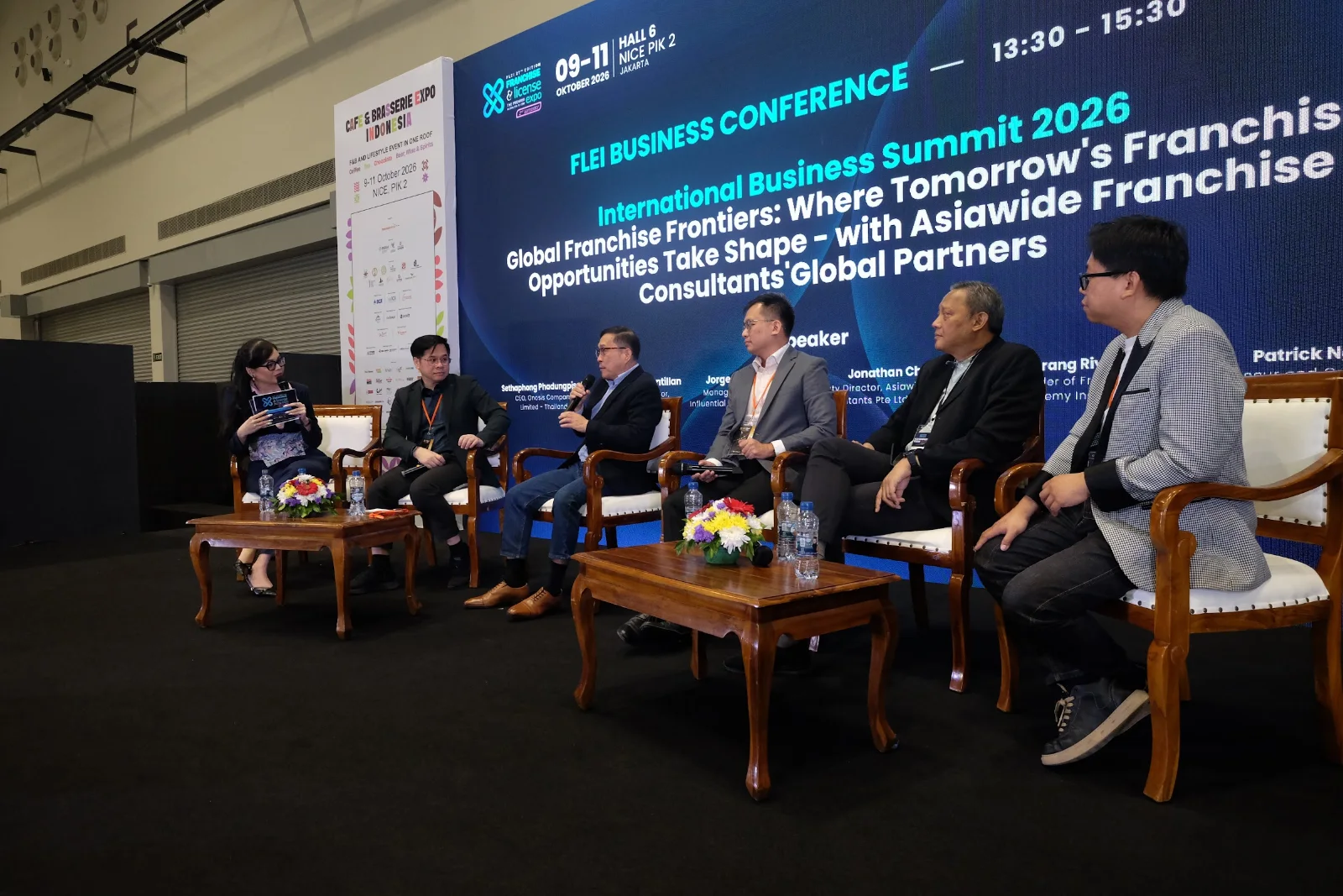 Panelists from Thailand, the Philippines, Singapore, Indonesia and Malaysia discuss cross-border franchising at FLEI 2026