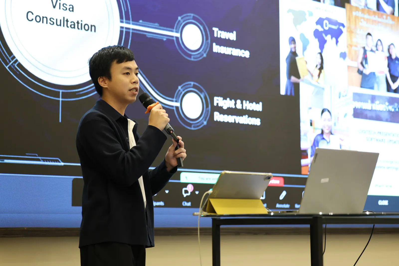 ผู้ประกอบการแฟรนไชส์ไทยนำเสนอธุรกิจต่อคณะกรรมการ ในกิจกรรมคัดเลือก Pitching โครงการ Thai Franchise Towards Global 2026